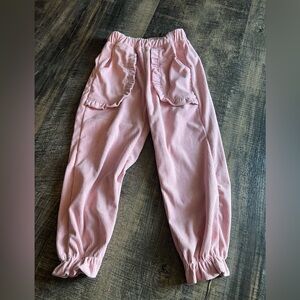 Charming Pink Kids Joggers